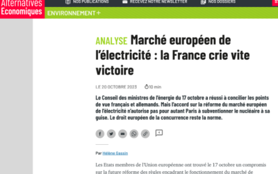 Marché européen de l’électricité : la France crie vite victoire